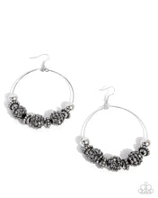 Load image into Gallery viewer, I Can Take a Compliment - Silver &amp; Gunmetal Earrings
