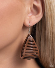Load image into Gallery viewer, In and OUTBACK - Brown Earrings

