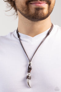 Show Your Claws - Brown Men's Collection Necklace