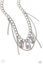 Load image into Gallery viewer, Against the LOCK - Silver Necklace

