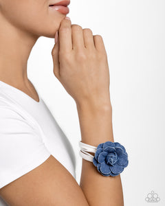 Garden Genre - Denim & White Bracelet