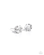 Load image into Gallery viewer, Breathtaking Birthstone - White Stud Earrings
