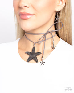 Starfish Sentiment - Silver Necklace