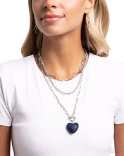 Load image into Gallery viewer, HEART Gallery - Blue Necklace
