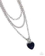 Load image into Gallery viewer, HEART Gallery - Blue Necklace
