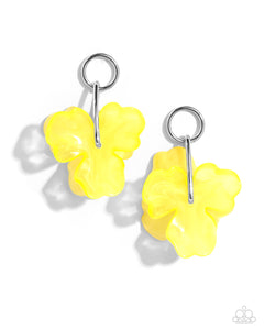 Glassy Garden - Yellow Earrings