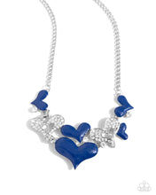 Load image into Gallery viewer, Room in My Heart for More - Blue Necklace
