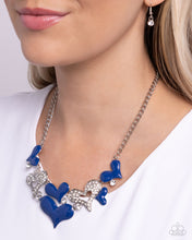 Load image into Gallery viewer, Room in My Heart for More - Blue Necklace
