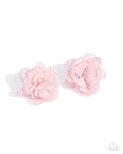 Tulle Twist - Pink Earrings