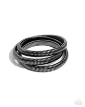 Load image into Gallery viewer, Charismatic Coils - Black Coil Bracelet
