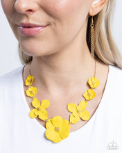 Load image into Gallery viewer, Arranged Aria - Yellow Necklace
