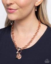 Load image into Gallery viewer, Locked Lady - Copper Necklace
