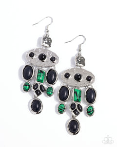 Inspired Interval - Black Earrings