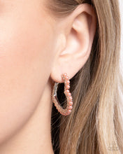 Load image into Gallery viewer, Vocally Vintage - Coral - Orange Earrings
