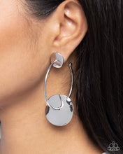 Load image into Gallery viewer, Textured Trouble - Silver Earrings
