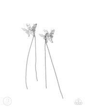 Load image into Gallery viewer, Take Flight - Silver Cuff Earrings
