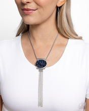 Load image into Gallery viewer, Chained Complication - Blue Necklace
