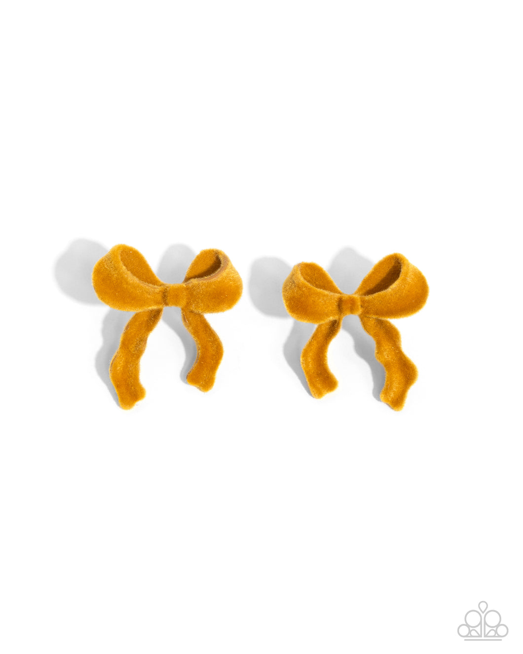 Dapper Dedication - Yellow Bow Earrings