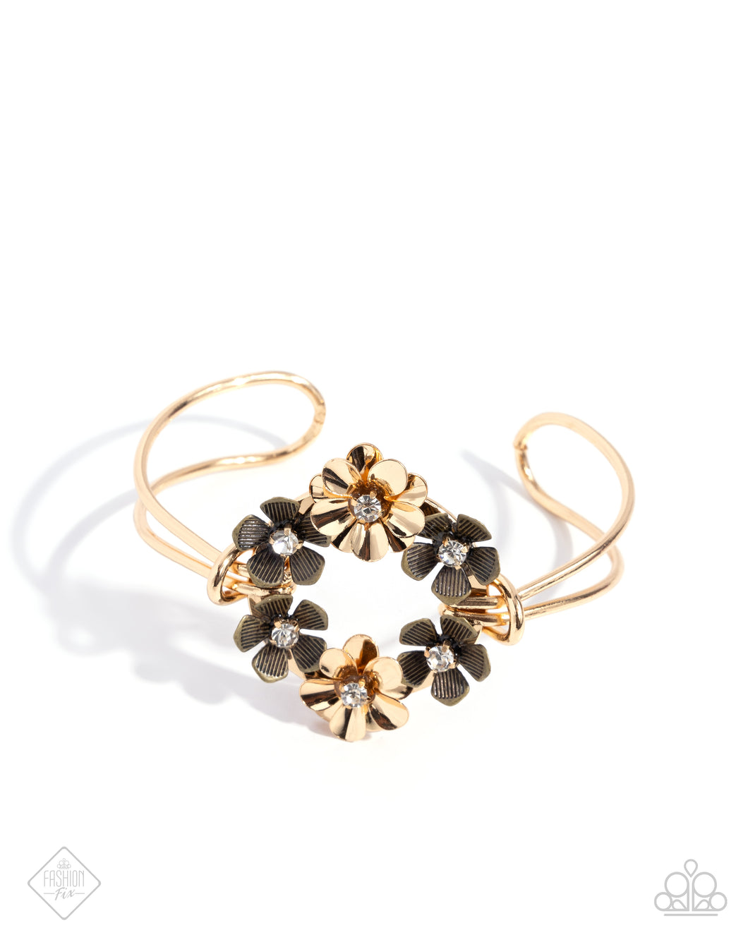 Genuine Garden - Gold Cuff Bracelet