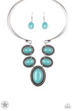 Load image into Gallery viewer, River Ride - Blue Blockbuster Necklace
