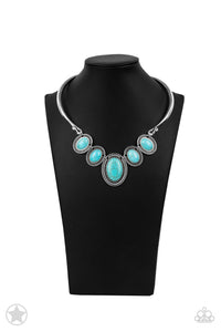 River Ride - Blue Blockbuster Necklace