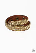 Load image into Gallery viewer, Rock Band Refinement - Brass Bracelet
