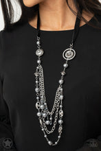 Load image into Gallery viewer, All The Trimmings - Black Blockbuster Necklace
