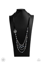 Load image into Gallery viewer, All The Trimmings - Black Blockbuster Necklace
