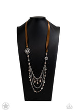 Load image into Gallery viewer, All The Trimmings - Brown Blockbuster Necklace
