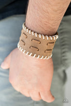 Load image into Gallery viewer, West RIDE Story - Brown Mens Bracelet
