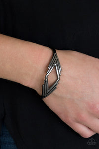 In Total De-NILE - Black Cuff Bracelet