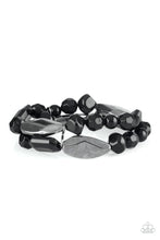 Load image into Gallery viewer, Rockin Rock Candy - Black Bracelet
