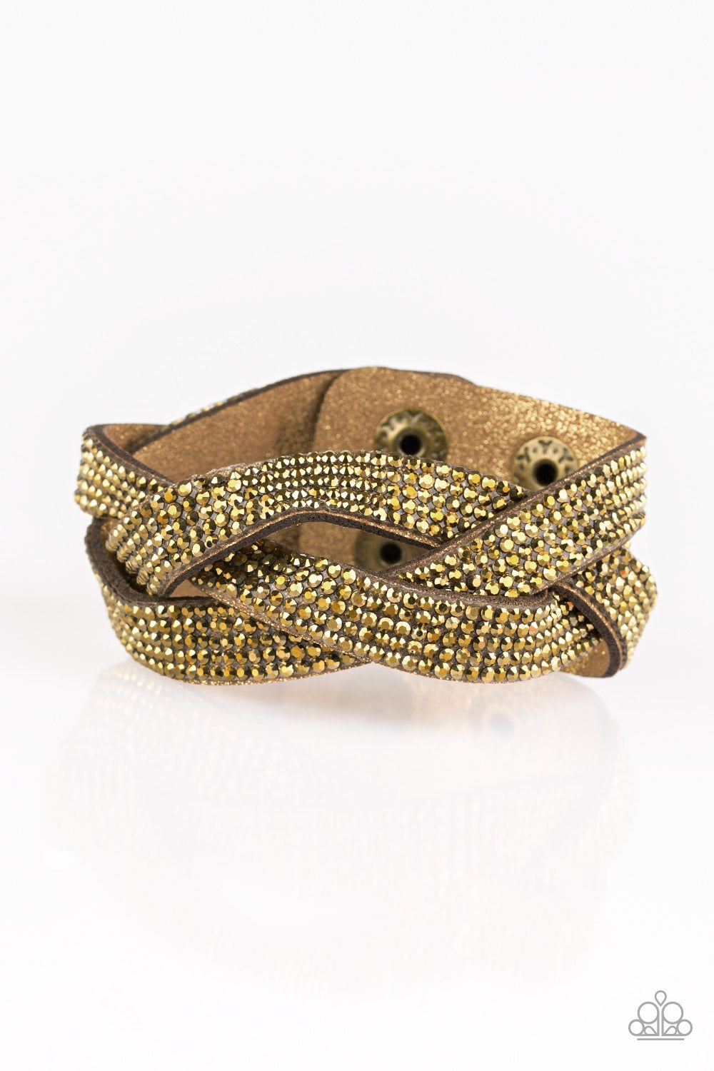 Nice Girls Finish Last - Brass Bracelet