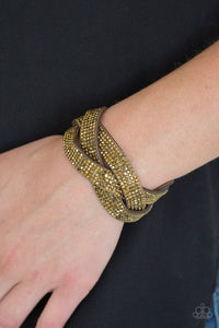 Nice Girls Finish Last - Brass Bracelet