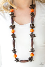 Load image into Gallery viewer, Cozumel Coast - Orange Necklace
