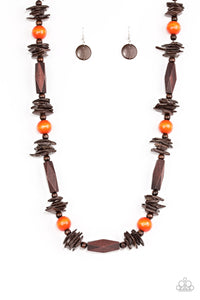 Cozumel Coast - Orange Necklace