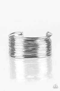 Wire Warrior - Silver Cuff Bracelet