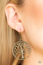 Load image into Gallery viewer, My TREEHOUSE Is Your TREEHOUSE - Brass Earrings
