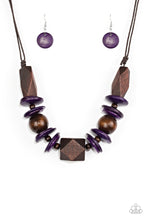 Load image into Gallery viewer, Pacific Paradise - Purple Necklace
