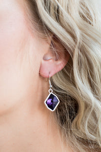 Glow It Up - Purple Earrings