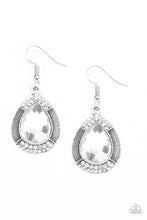Load image into Gallery viewer, Grandmaster Shimmer - White Earrings
