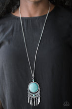 Load image into Gallery viewer, Rural Rustler - Blue Necklace
