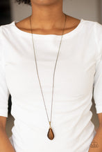 Load image into Gallery viewer, Friends In GLOW Places - Brass Necklace

