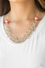 Load image into Gallery viewer, Daring Diva - Orange Necklace
