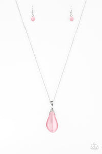Friends In GLOW Places - Pink Necklace