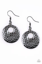 Load image into Gallery viewer, A Taste For Texture - Black Earrings
