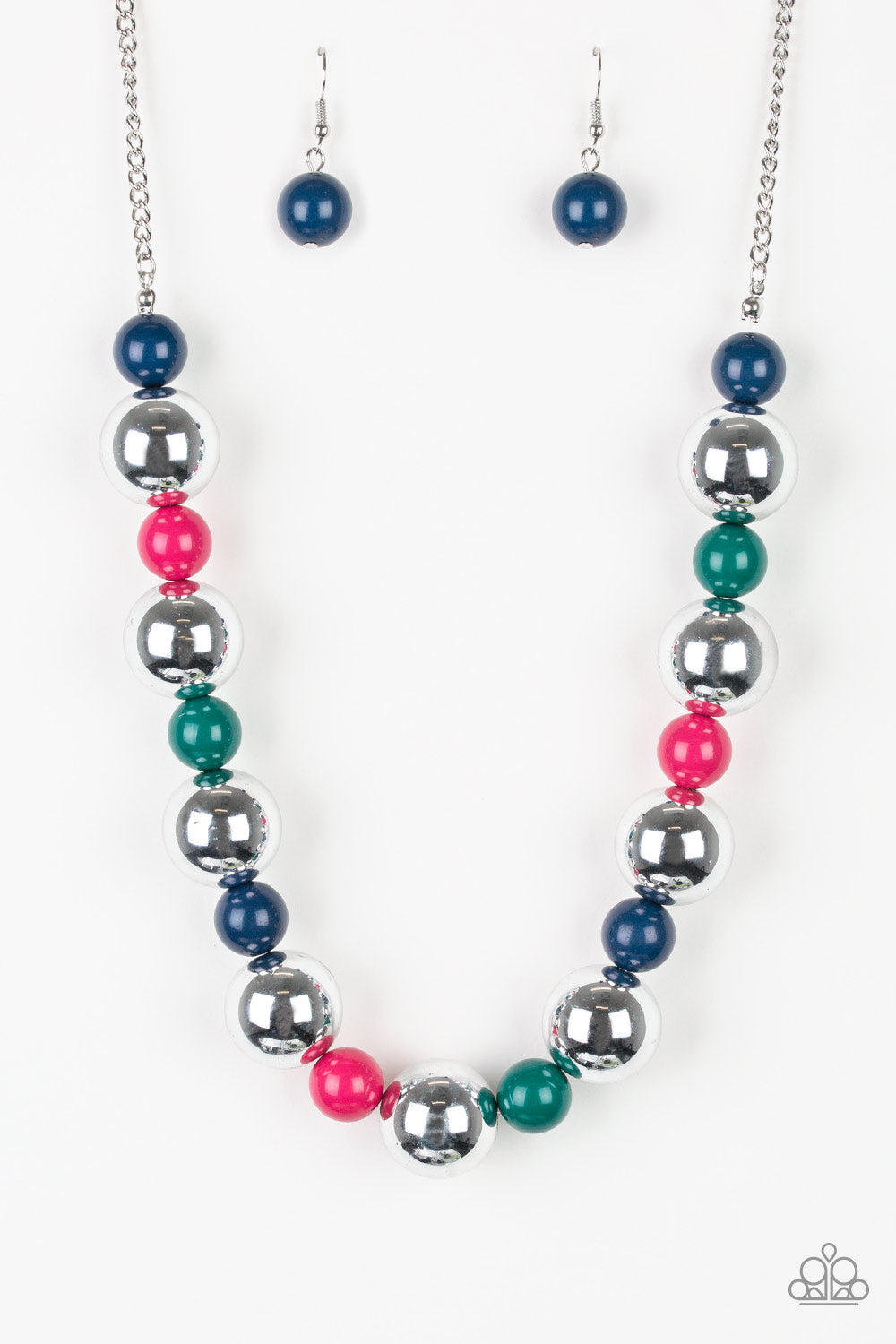 Top Pop - Multicolor Necklace