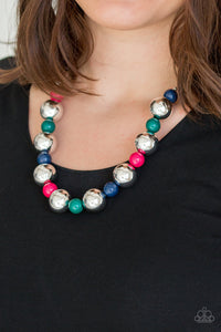 Top Pop - Multicolor Necklace