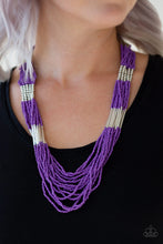 Load image into Gallery viewer, Let It BEAD - Purple Necklace
