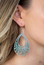Load image into Gallery viewer, Flamingo Flamenco - Blue Earrings
